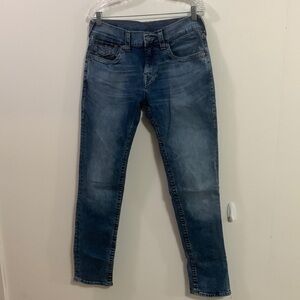 True Religion World Tour Rocco Relaxed Skinny jeans Sz 31